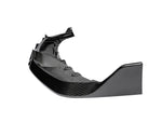 A side view of AUTOTECKNIC PERFORMANCE DRY CARBON FRONT LIP SET - BMW G06 X6 M-SPORT 2023+ with white background
