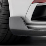 992 Turbo S diffuser end plate behind rear tire, side close-up