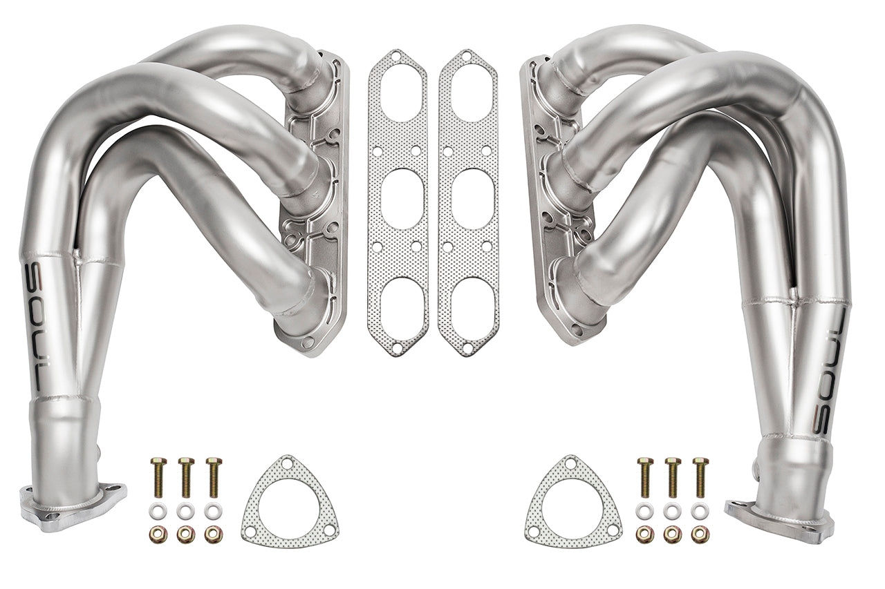 Soul 986 Boxster competition exhaust package: competition headers with gaskets and hardware