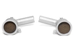 Soul 992.1 Carrera sport cats / cat bypass pipes: pair of 992 Turbo sport catalytic converters