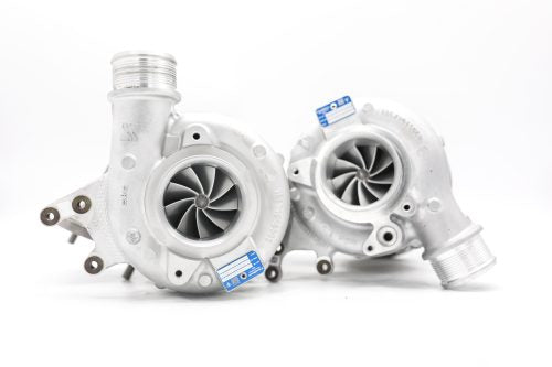 A front view of Pure Turbos Porsche 991.2 GT2RS Pure1200 Turbo Upgrade with a white background