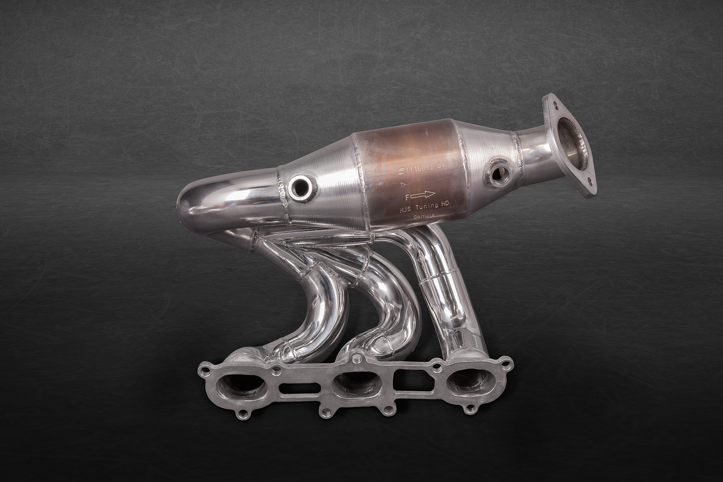 Capristo headers with sport cats for the Porsche 981 Boxster/Cayman/GT4, single bank
