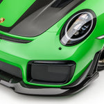 GT2 RS nose and carbon front spoiler, high angled view