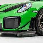 GT2 RS front bumper with carbon canards, front 3/4 view