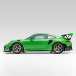 Porsche 991 GT2 RS fitted with side skirts, full side profile