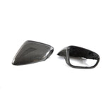 A front view of APR Performance Replacement Mirrors Covers Porsche 911 (992) 2019-2023 with white background