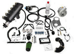Overview of Active Autowerke Prima Supercharger Kit for BMW E46 M3 with white background