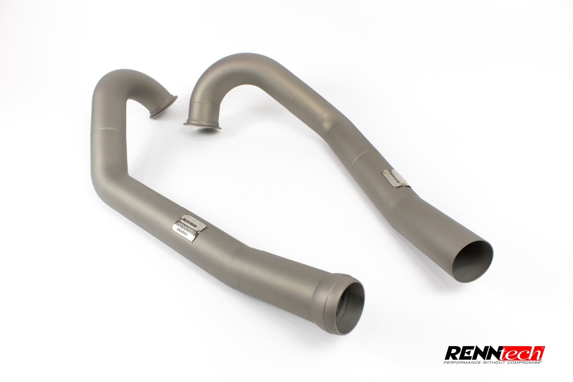 Vantage downpipe from the side - Downpipes for the 2018-2026 Aston Martin Vantage and DB11 V8