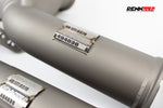Vantage downpipe catalyst can with RennTech tag - Downpipes for the 2018-2026 Aston Martin Vantage and DB11 V8