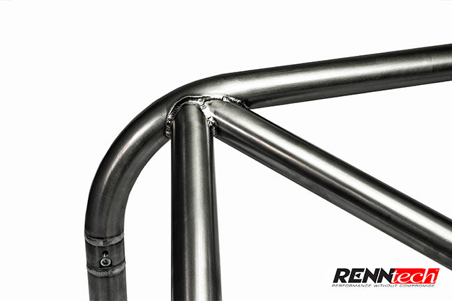 Titanium rollbar hoop close up - Titanium Rollbar for the 2016-2021 AMG GT / S / R / C / Pro / Black Series