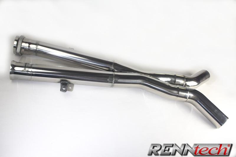 RennTech SLS sound pipe from above - Sound and Performance Pipe for the 2011-2015 SLS AMG / SLS AMG GT