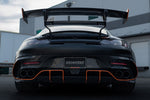 Rear of the AMG GT Black Series car with the delete fitted - Carbon Bumperette Delete for the 2021 AMG GT Black Series