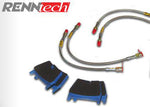 Brake lines and pads from RennTech Brake Package 1 - Brake Package 1 for the 2012-2018 CLS 550