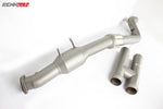 S 63 M157 downpipe and pipes from the side - Downpipes for the 2014-2017 S 63 AMG Sedan