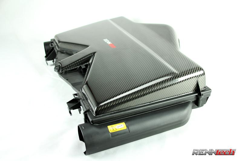 Carbon airbox for the M113 from the front - R1 Performance Package for the 1999-2002 G 320