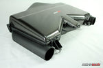 Carbon airbox from a rear three-quarter angle - R1 Performance Package for the 2003-2006 SL 500