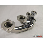 A top view of RennTech Stainless Steel Headers for Mercedes-Benz C203 C 55 AMG 2001-2007