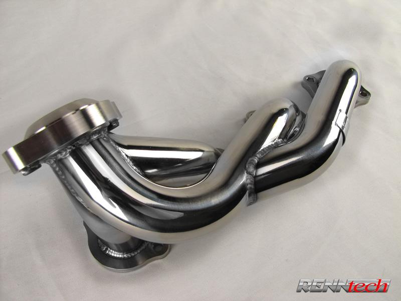 CLK 55 stainless headers from above - Stainless Headers for the 2001-2002 CLK 55 AMG
