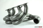 Single RennTech SLR header from the flange end - Performance Exhaust Package for the 2005-2010 SLR McLaren