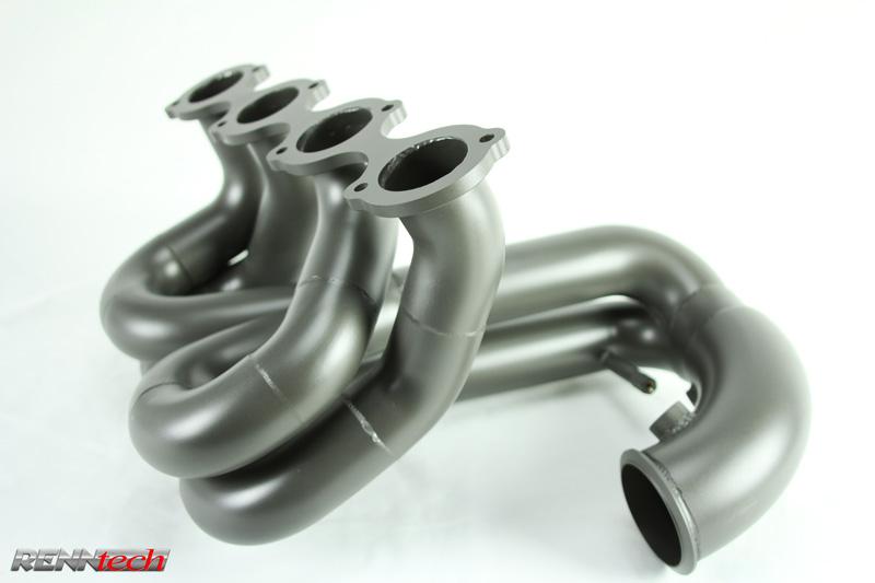 RennTech SLR headers showing the merge collector - R2 Performance Package for the 2005-2010 SLR McLaren