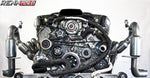 SLR engine bay with the RennTech headers and exhaust fitted - Performance Exhaust Package for the 2005-2010 SLR McLaren