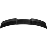 A top front view of Urban Automotive Carbon Fiber Upper Rear Lip Spoiler Audi C8 RS6 2020+ with white background