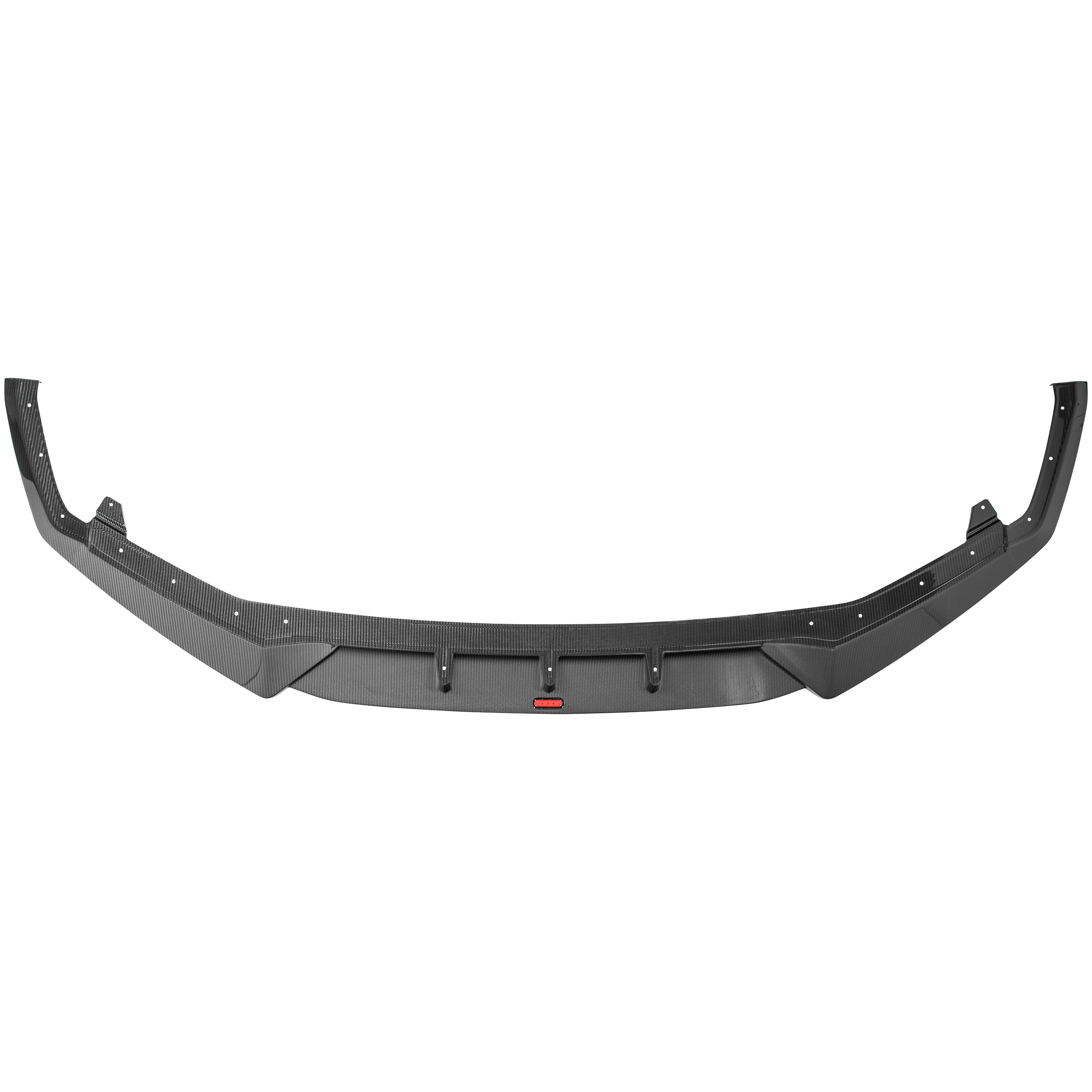 Urban RS6 / RS7 C8 carbon fiber front splitter seen from above, full width