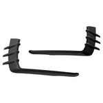 A front view of Urban Automotive Carbon Fiber Front Eyebrows Kit Audi RSQ8 2020+ with white background