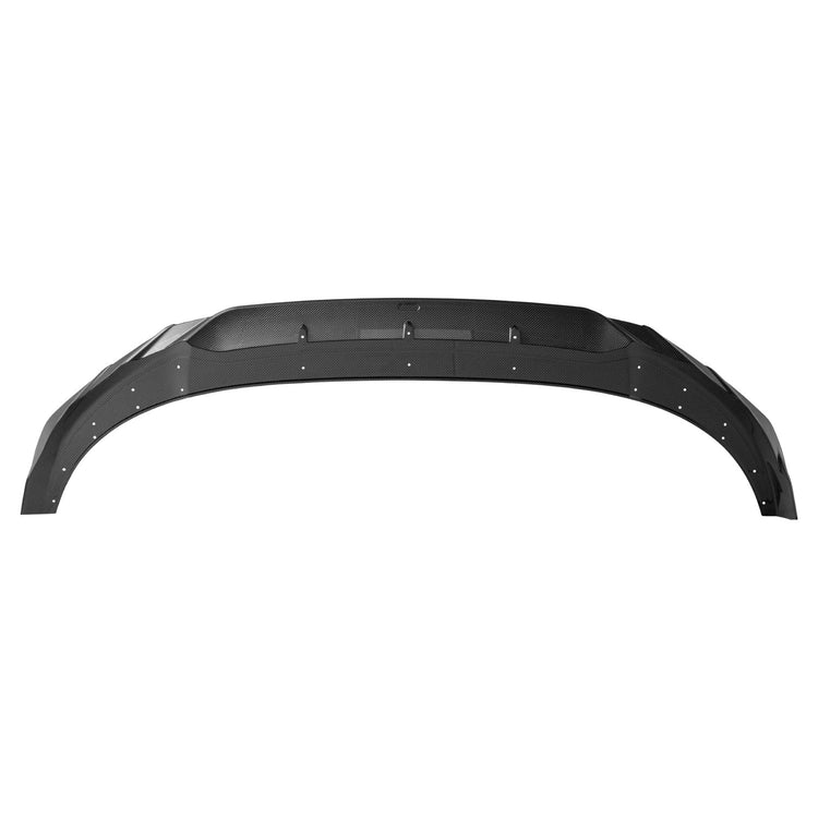 A front view of Urban Automotive Carbon Fiber Front Splitter Audi RSQ8 2020+ with white background