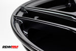 Black RTS spoke and lip close up - RTS Forged 20-inch Wheels for the 2017-2023 E 63 AMG