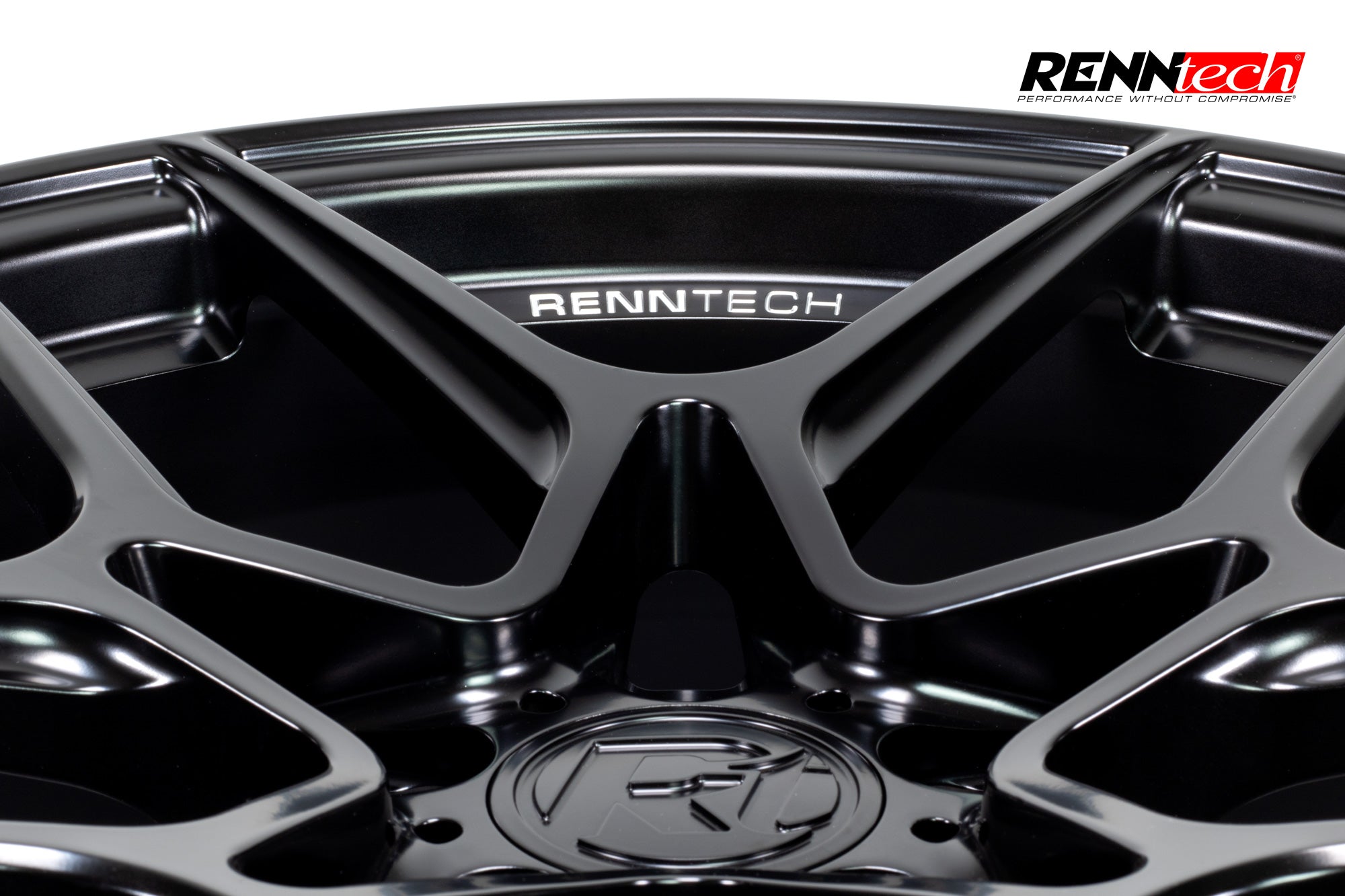 Black RTS wheel barrel close up - RTS Forged 19/20-inch Wheels for the 2018-2021 AMG GT R / GT R Pro
