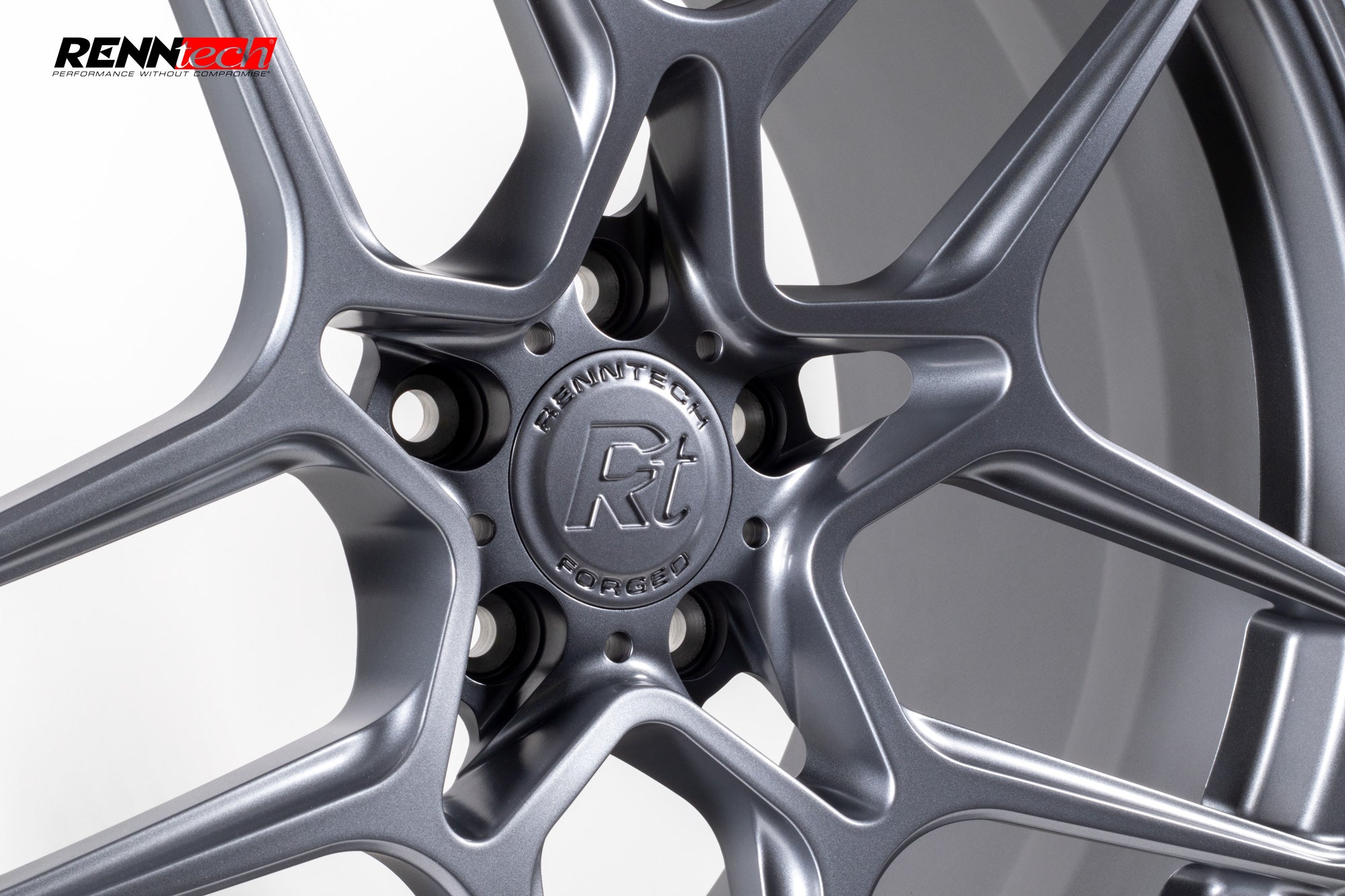 Grey RTS spoke and lug detail - RTS Forged 19/20-inch Wheels for the 2021 AMG GT Black Series