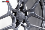 Grey RTS wheel center with titanium cap - RTS Forged 19/20-inch Wheels for the 2016-2021 AMG GT / GT S