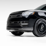 Range Rover L460 lower bumper with carbon spoiler, 3/4 view