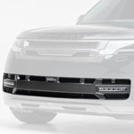 L460 middle grille, faded view highlighting carbon insert