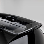 L460 carbon roof spoiler from above, top-down view