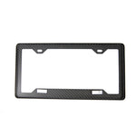 APR Performance Carbon Fiber License Plate Frame with white background