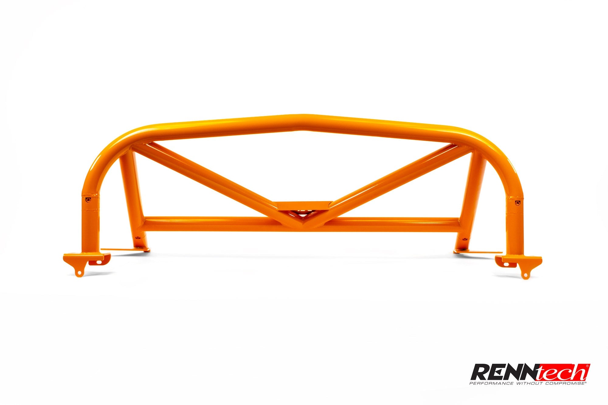 Orange-finish RennTech rollbar for the AMG GT, view 2 - Rollbar for the 2016-2021 AMG GT / S / R / C / Pro / Black Series