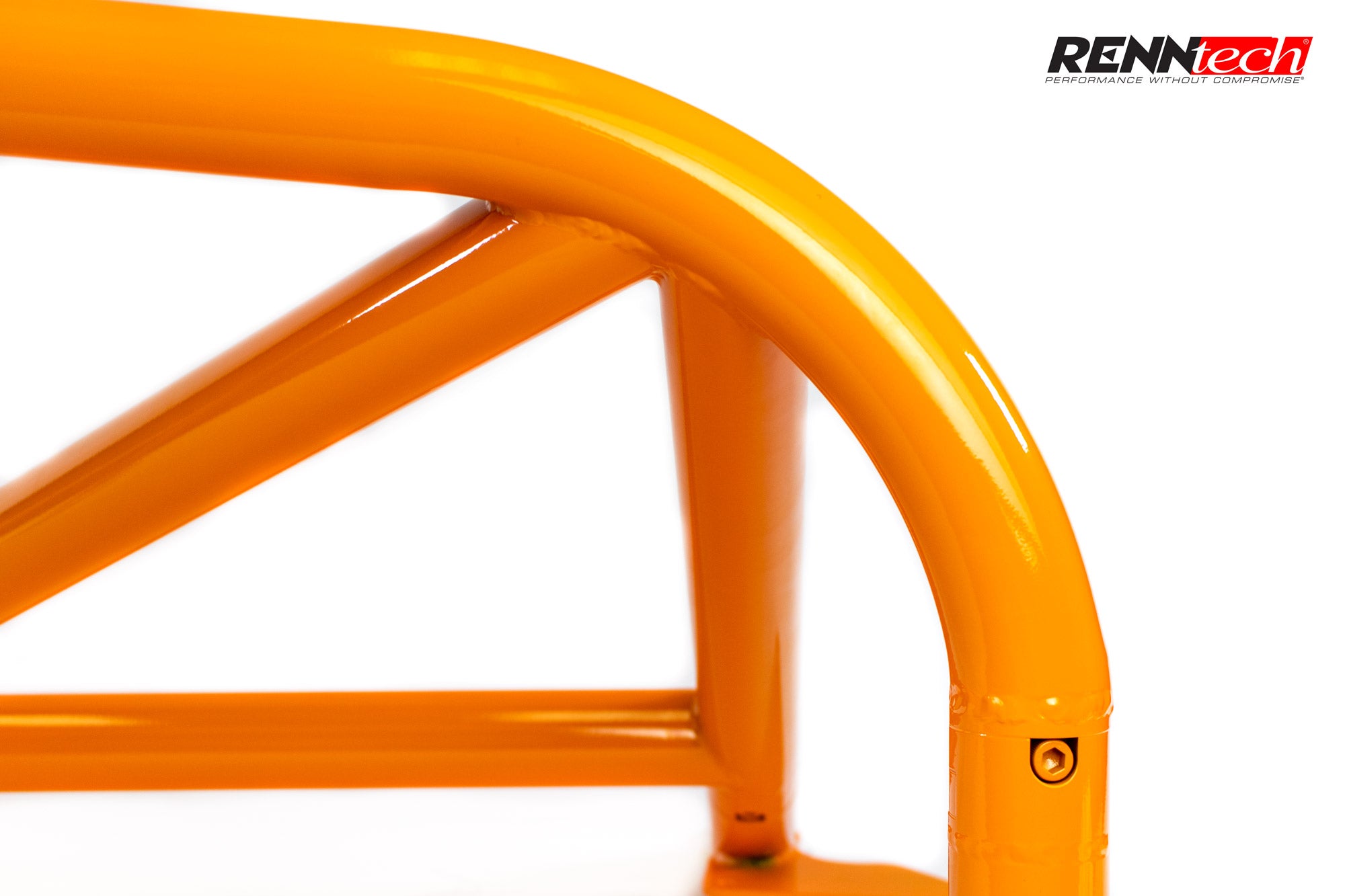 Rollbar hoop and joint detail - Rollbar for the 2016-2021 AMG GT / S / R / C / Pro / Black Series