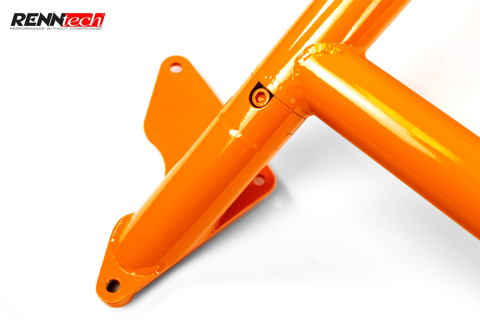 Rollbar mounting foot close up - Rollbar for the 2016-2021 AMG GT / S / R / C / Pro / Black Series