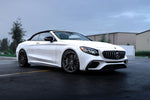 White S-Class cabriolet car on RennTech RPS 10.2 wheels - RPS 10.2 Forged 21/22-inch Wheels for the 1999-2026 S-Class