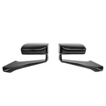 A back wide view of APR Performance GT2 Aero Mirrors for Ford Mustang S650 2024+ (LHD) with white background