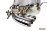 AMG SL sport mufflers with quad tips from the rear - Sport Mufflers for the 2022-2026 SL 63 AMG