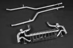 Capristo valved exhaust for the Mercedes-AMG SLS rear section and mid-pipes