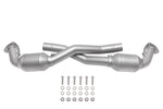 Soul 996 Carrera sport cats / cat bypass pipes: sport cat X-pipe with hardware