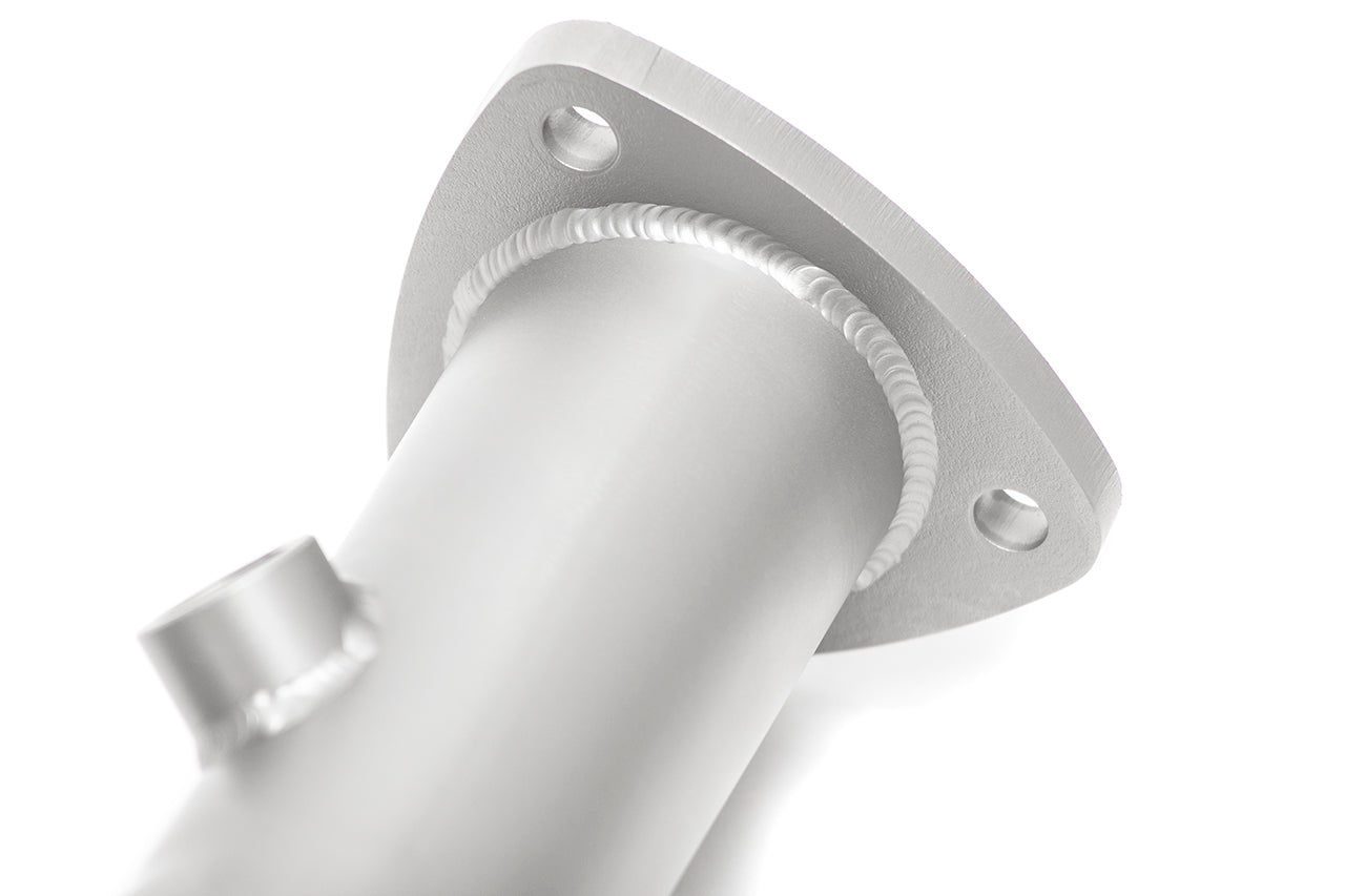 Soul 997.1 Carrera sport cats / cat bypass pipes: close-up of a bypass pipe inlet