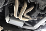 Soul 997.1 Carrera valved exhaust: valved exhaust installed, view from below