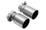 Soul 991 GT3 / GT3 RS center muffler bypass exhaust: pair of brushed straight-cut tips