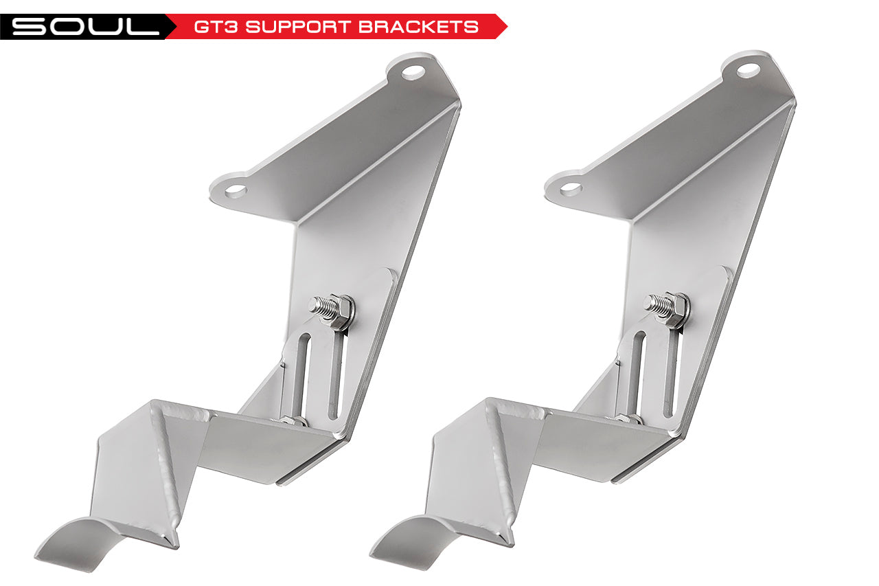 Soul 991 GT3 / GT3 RS modular competition exhaust package: support brackets for the modular package