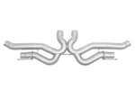 Soul Urus sport x-pipe exhaust system: sport X-pipe exhaust, top view